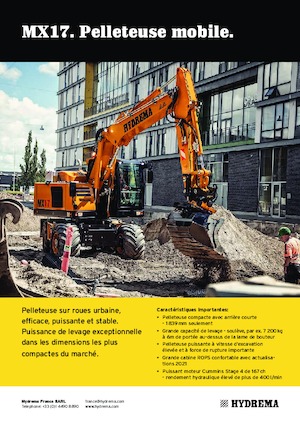 Kolová rypadla Hydrema MX 17