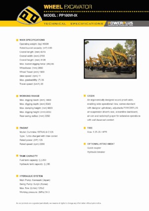 Kolová rypadla PowerPlus PP180W-IX