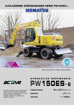 Kolová rypadla Komatsu PW150-6