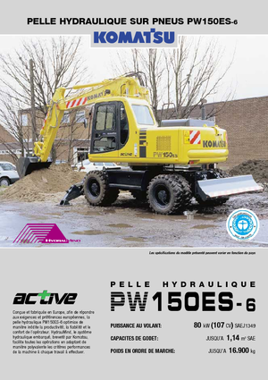 Kolová rypadla Komatsu PW150-6