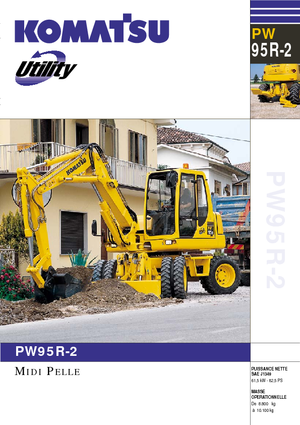Kolová rypadla Komatsu PW95 R-2