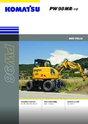 Kolová rypadla Komatsu PW98MR-10
