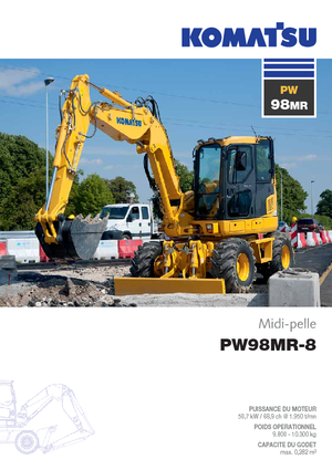 Kolová rypadla Komatsu PW98MR-8