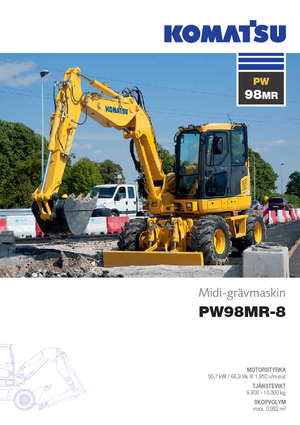Kolová rypadla Komatsu PW98MR-8