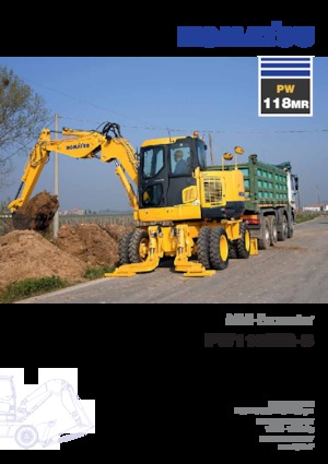 Kolová rypadla Komatsu PW118MR-8