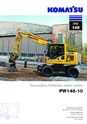 Kolová rypadla Komatsu PW148-10