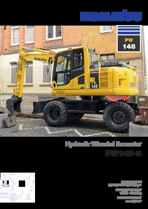 Kolová rypadla Komatsu PW148-8