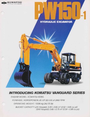 Kolová rypadla Komatsu PW150-1