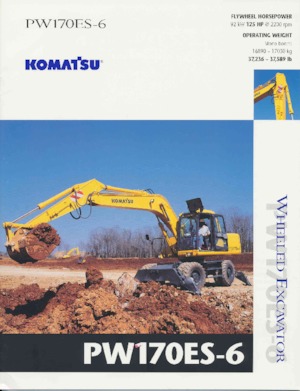Kolová rypadla Komatsu PW170-6