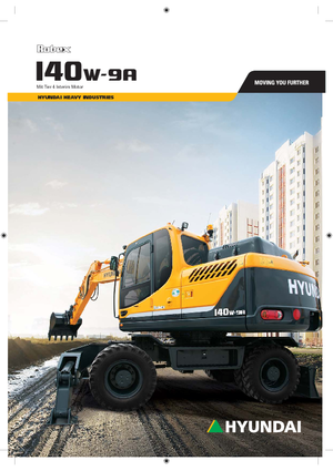 Kolová rypadla Hyundai R 140 W 9 A