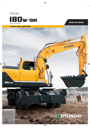 Kolová rypadla Hyundai R 180 W 9 A