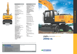 Kolová rypadla Hyundai R 200 W 7 A