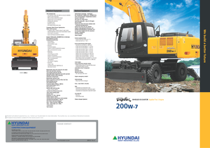 Kolová rypadla Hyundai R 200 W 7