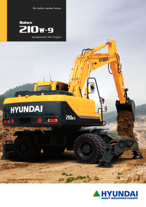 Kolová rypadla Hyundai R 210 W 9 A