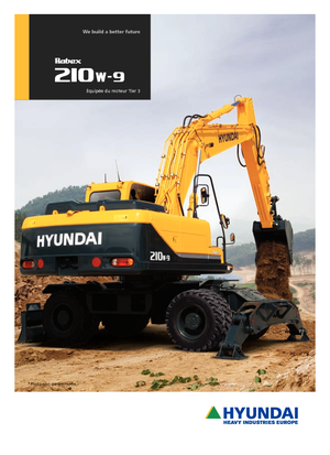 Kolová rypadla Hyundai R 210 W 9