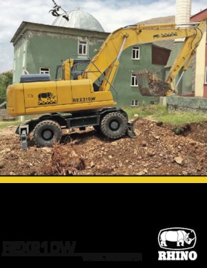 Pásová rypadla RHINO REX210W