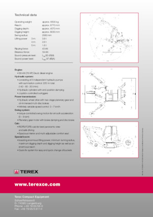 Kolová rypadla Terex S1
