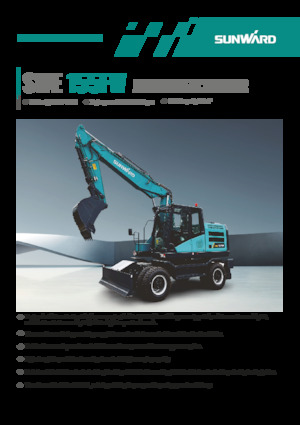 Kolová rypadla Sunward SWE155FW 2-PB