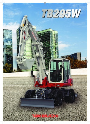 Kolová rypadla Takeuchi TB 295W
