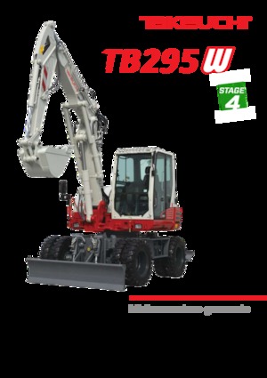 Kolová rypadla Takeuchi TB 295W