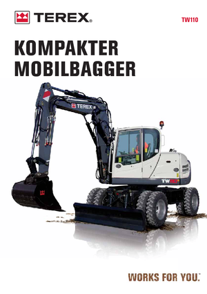 Kolová rypadla Terex TW 110
