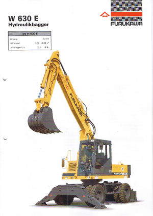 Kolová rypadla Furukawa W 630 E