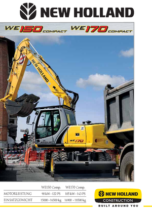 Kolová rypadla New Holland WE 170 Compact