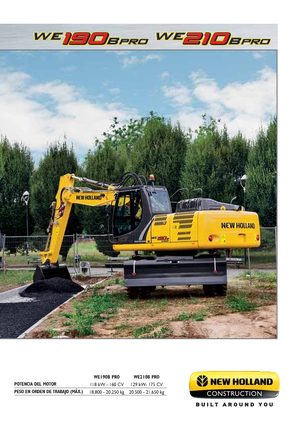 Kolová rypadla New Holland WE190B pro
