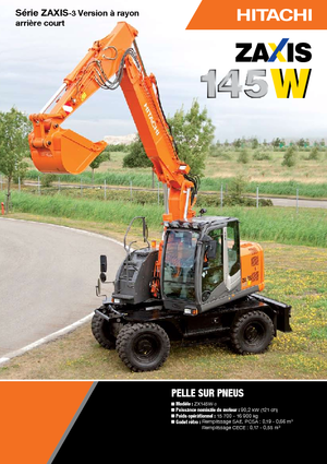 Kolová rypadla Hitachi ZX 145 W 3