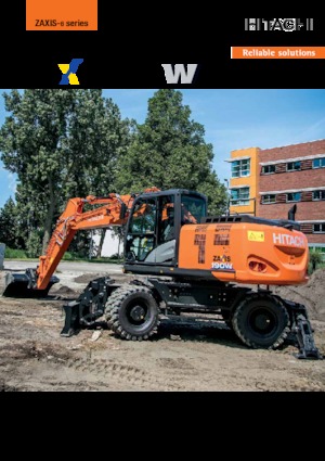 Kolová rypadla Hitachi ZX190W-6