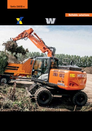 Kolová rypadla Hitachi ZX140W-6