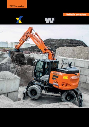 Kolová rypadla Hitachi ZX145W-6