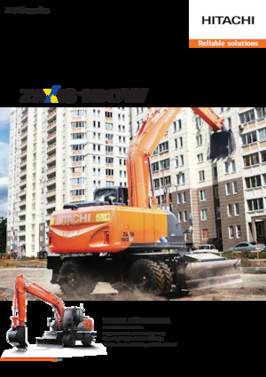 Kolová rypadla Hitachi ZX190W-5A