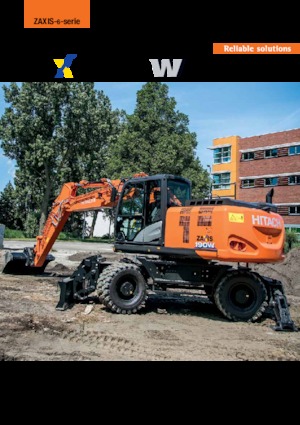 Kolová rypadla Hitachi ZX190W-6