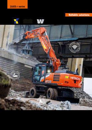 Kolová rypadla Hitachi ZX220W-7