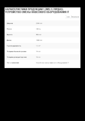 Lžíce pro kolové nakladače Caterpillar 1,3 m3