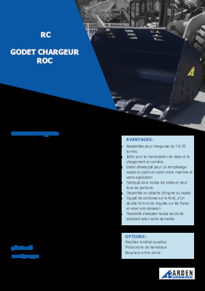 Lžíce pro kolové nakladače Arden L61RC