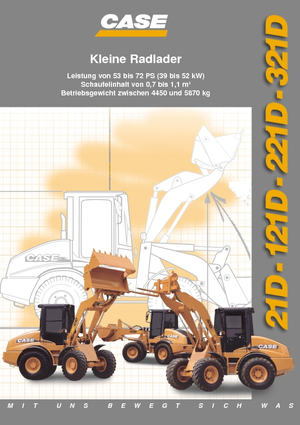 Kolové nakladače Case 121 D