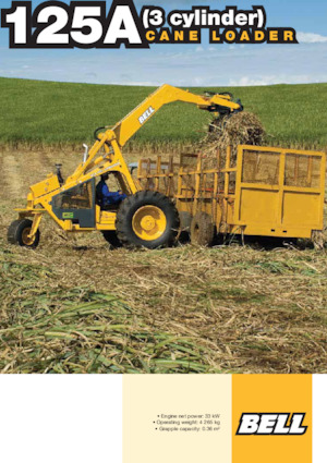 Kolové nakladače Bell 125 A 3 c