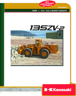 Kolové nakladače Kawasaki 135Z V-2