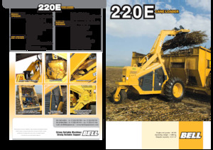 Kolové nakladače Bell 220 E