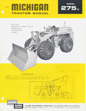 Kolové nakladače Clark Michigan 275