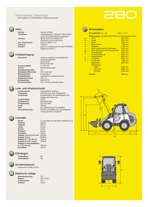Kolové nakladače Kramer 280