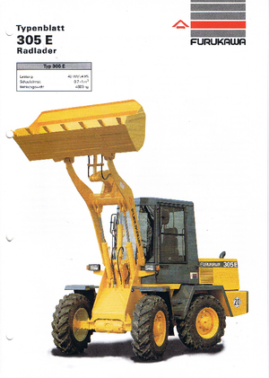 Kolové nakladače Furukawa 305 E