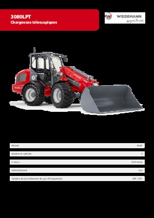 Kolové nakladače Weidemann 3080 LP T 