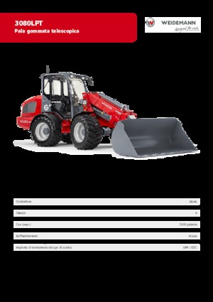 Kolové nakladače Weidemann 3080 LP T 