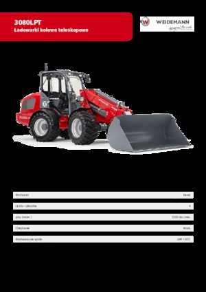 Kolové nakladače Weidemann 3080 LP T 