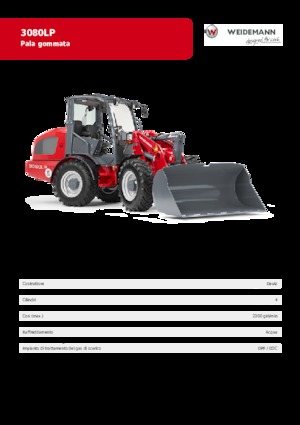Kolové nakladače Weidemann 3080 LP 