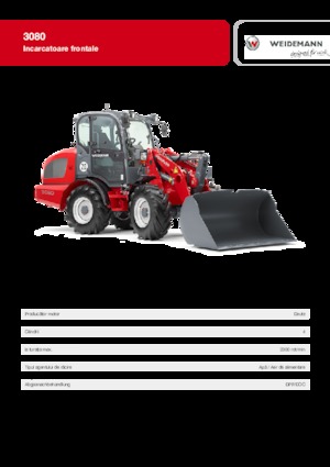 Kolové nakladače Weidemann 3080