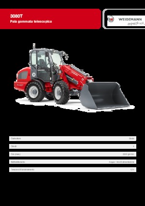 Kolové nakladače Weidemann 3080 T